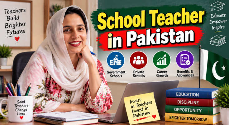School teacher salary in pakistan